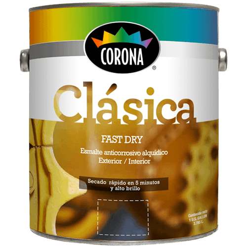 Pintura Clas Fast Dry Galon Corona