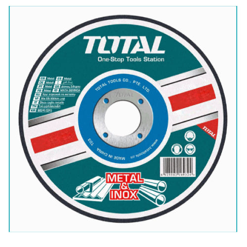 Disco corte metal & inox 4 1/2 1.6mm (TAC2211153) TOTAL