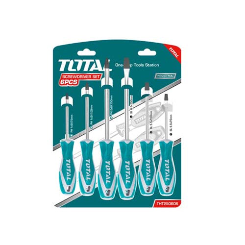 Destornilladores juego 6 uni (THT250606) TOTAL