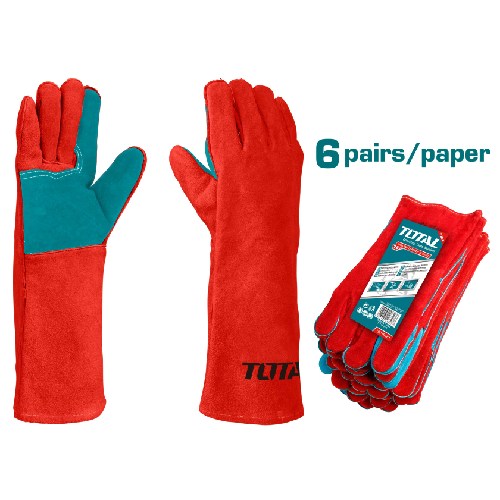 Guantes Cuero Soldador (6020-2143) TOTAL