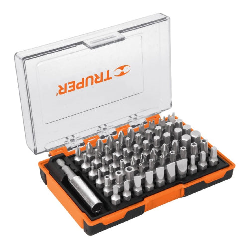 Juego de 61 puntas con adaptador (10758) Truper