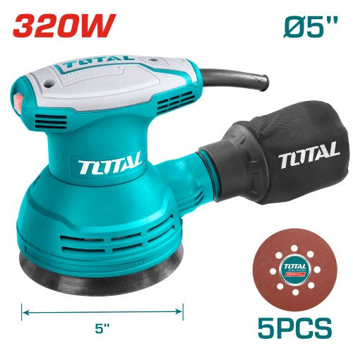 Lijadora Orbital 5" Industrial 320W (6040-5038) TOTAL