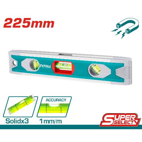 Nivel Torpedo Magnetico 9" (6030-3576) TOTAL
