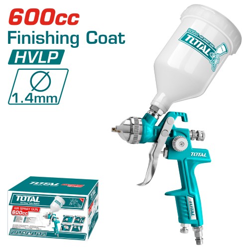 Pistola P/Pintar Baja Presion INDUS. 600CC (6030-7171) TOTAL