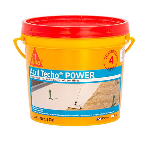 ACRIL TECHO POWER 4 ANOS ROJO (433450) 4.52 KG (GALON) SIKA