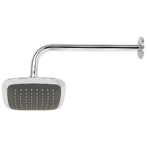 Cabeza Ducha Redonda Plástica 6Plg C/Brazo Foset (49451)