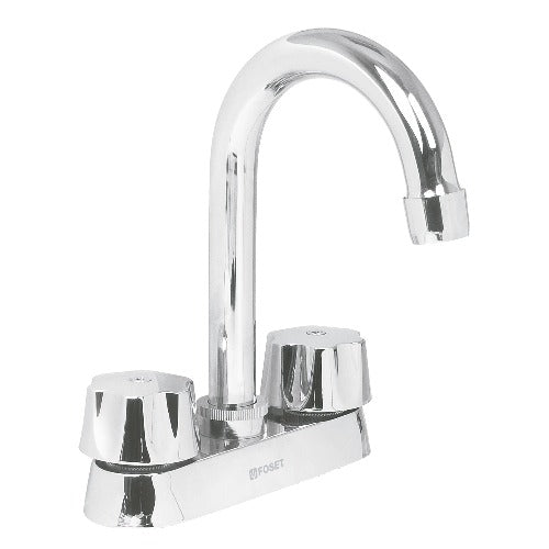 Mezcladora Lavamanos Metalica M/Cubo C/Cisne (49266/49275) Foset