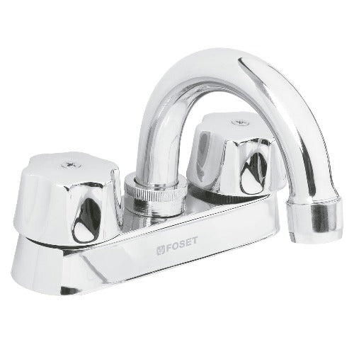 Mezcladora Lavamanos Metalica C/Curvo (49236) Foset