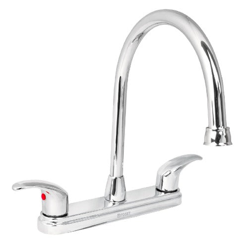 Mezcladora Lavatrastos Palanca Acero Inox Aqua (49687) Foset
