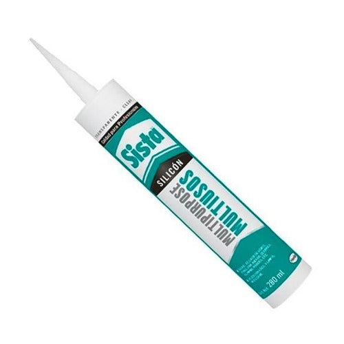 Silicon Transparente Multiusos 280 Ml Sista