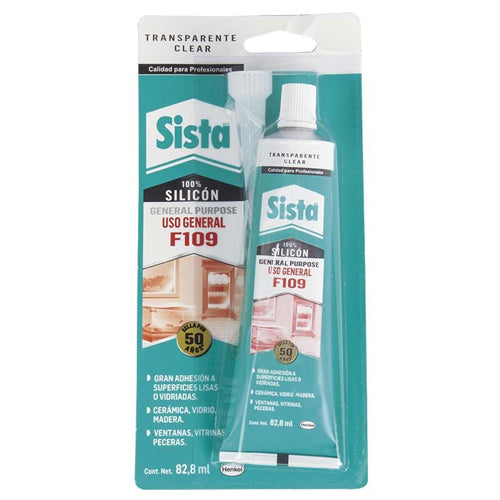 Silicon Transparente 82.8 Ml Sista