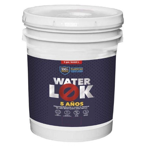 IMPERMEABILIZANTE WATERLOCK BLANCO (7830-5) 5 ANOS CUBETA