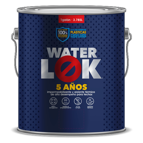 IMPERMEABILIZANTE WATERLOCK BLANCO (7830-1) 5 AÑOS GALON