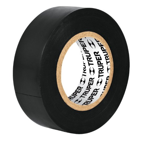Cinta D/Aislar Negra 19Mmx18M Encogible Truper ( 12500 )