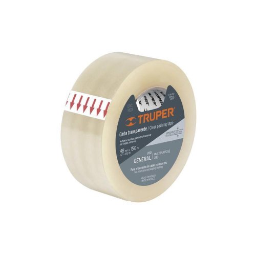 CINTA EMPAQUE 2 TRASNPARENTE 50 MTS (12555)TRUPER