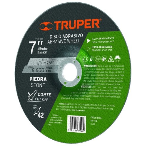 DISCO CORTE CONCRETO 7 ALTO RENDI. (11566) TRUPER