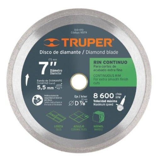 DISCO DIAMANTE CONTINUO 4 (11578) TRUPER