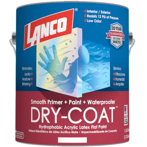 IMPERMEABILIZANTE BLANCO LISO 1/4 DRY-COAT(DC480-5) LANCO.