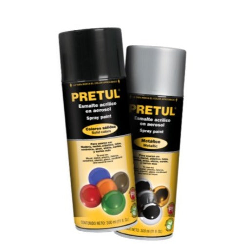 PINTURA EN AEROSOL NEGRO MATE PRETUL ( 27172 )