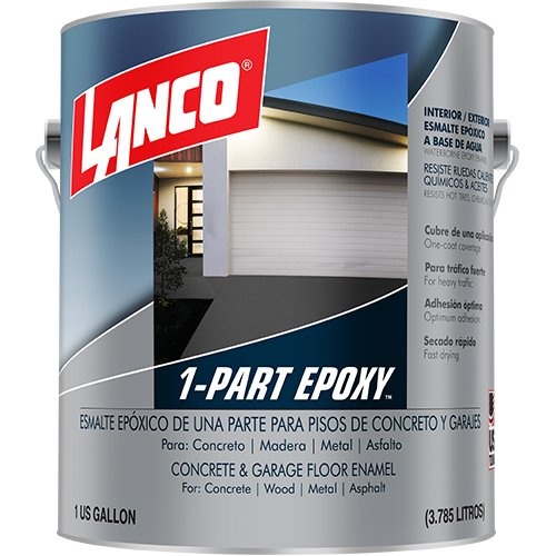 PINTURA GARAJES-PISOS 1-PART EPOXY SLATE (EF398-4)GALON LANCO