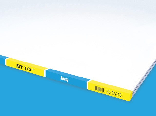 PLANCHA TABLAYESO 1/2' X 4 X 8' STD BLANCA (KNAUF)
