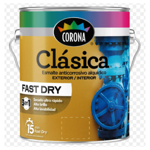 Pintura Clas Fast Dry Galon Corona