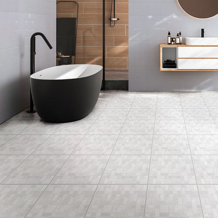 Piso Ebro Blanco 33.4x33.4cms 12pz 1.33mts (A) Hispacensa Ambiente