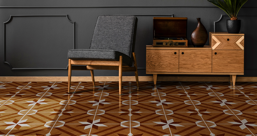 Piso Avellino Oscuro 33.4x33.4 Cms 18 Pz 2mts (A) Unicesa Ambiente