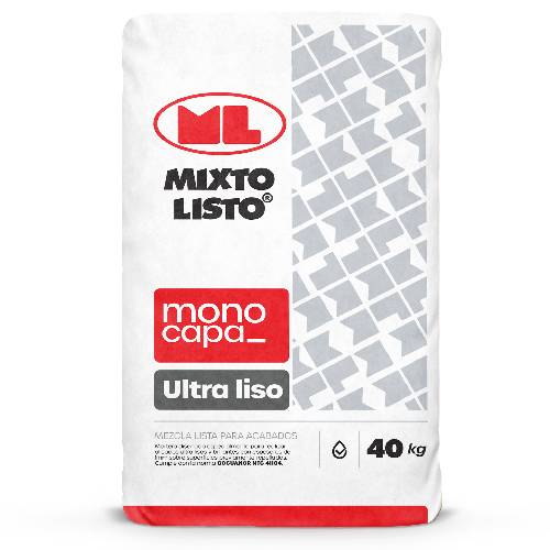 Monocapa Blanco Ultra Liso Env 40 Kg (8611-0085)