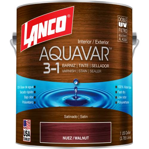 Barniz Aquavar Nuez Galon (Aq1362-4) Lanco