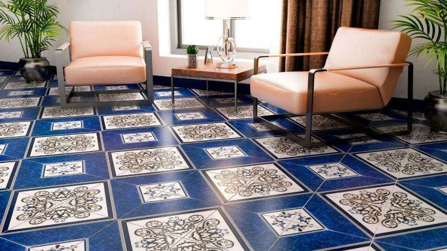 Piso 722 Azul 31 X 31 Clase A 2mts Brasilia Ambiente