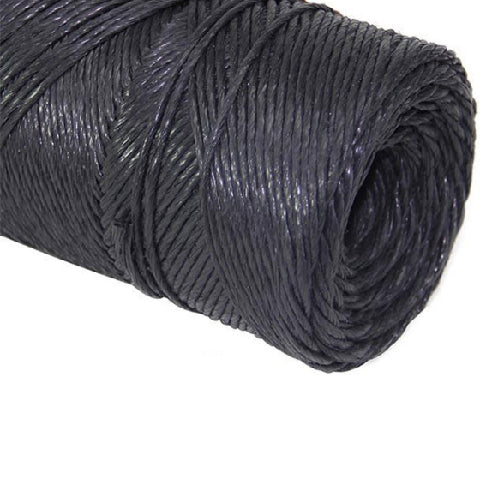 Rollo De Pita Plástica Negra 12 oz.
