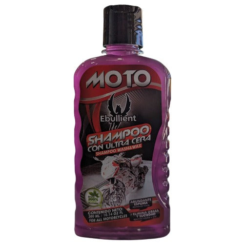 Shampoo Con Ultra Cera para Moto