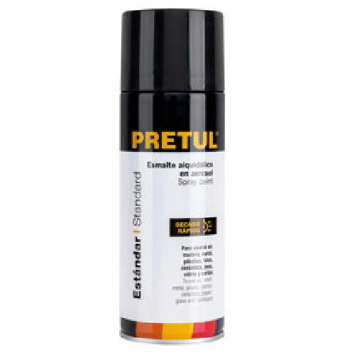 Pintura Aerosol Negro Brillante Pretul (27170)