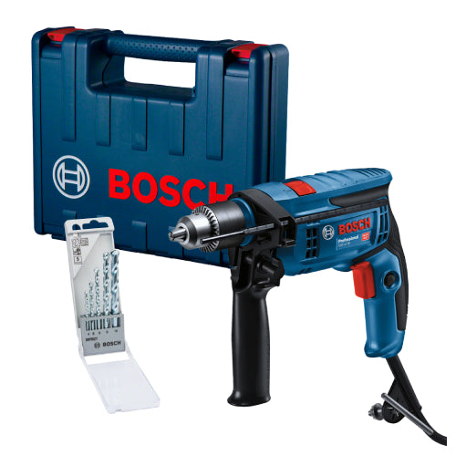 Taladro Percutor De 1/2 Gsb 13 Re 750 Watts 3800 Rpm Incluye 5 Brocas (06012b80g2) Bosch