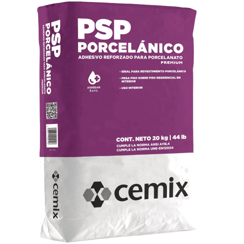 Adhesivo Pegamix Psp Gris 20Kg De Cemix