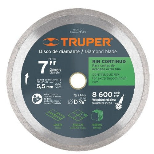Disco Diamante Continuo 9 (12978) Truper