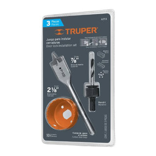 Broca Chapera 3 Piezas (18080) Truper