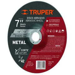 Disco Corte Metal 7 Alto Rendi. (11565) Truper