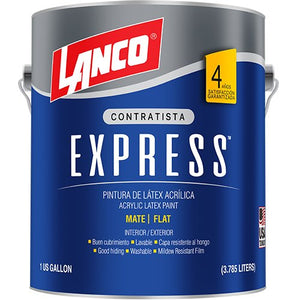 Pintura Express Coat Cuarto Lanco